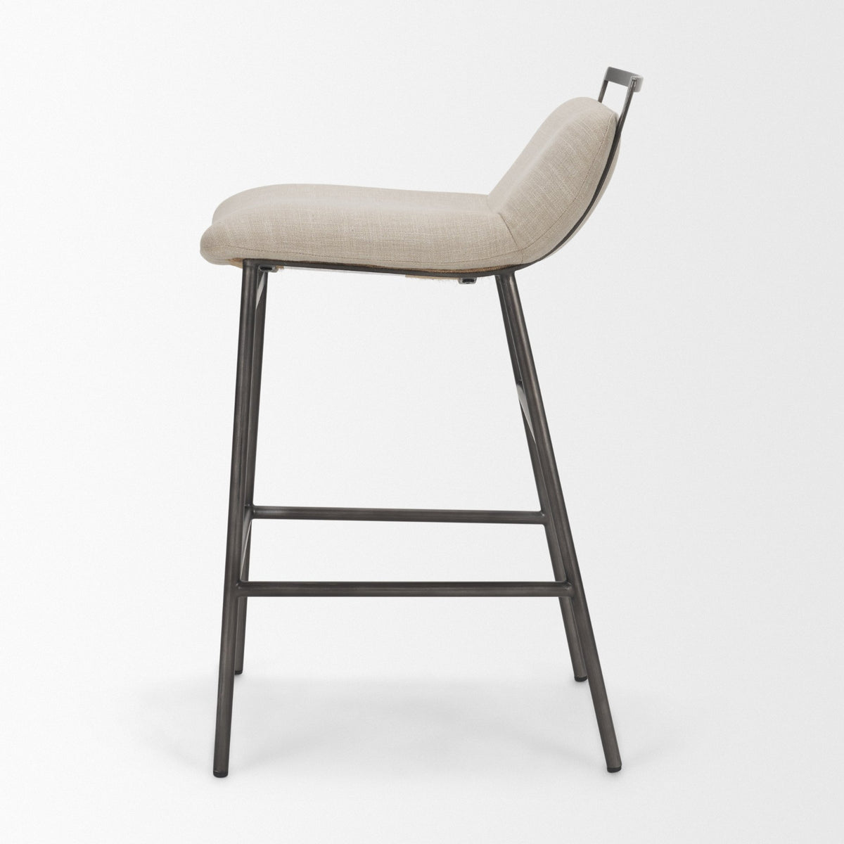 Kavalan Backless 33.5in Seat Counter Stool | Sand Fabric w/ Stool from Mercana - Luna Furniture