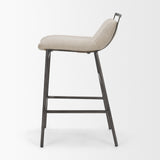 Kavalan Backless 33.5in Seat Counter Stool | Sand Fabric w/ Stool from Mercana - Luna Furniture
