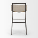 Kavalan Backless 33.5in Seat Counter Stool | Sand Fabric w/ Stool from Mercana - Luna Furniture