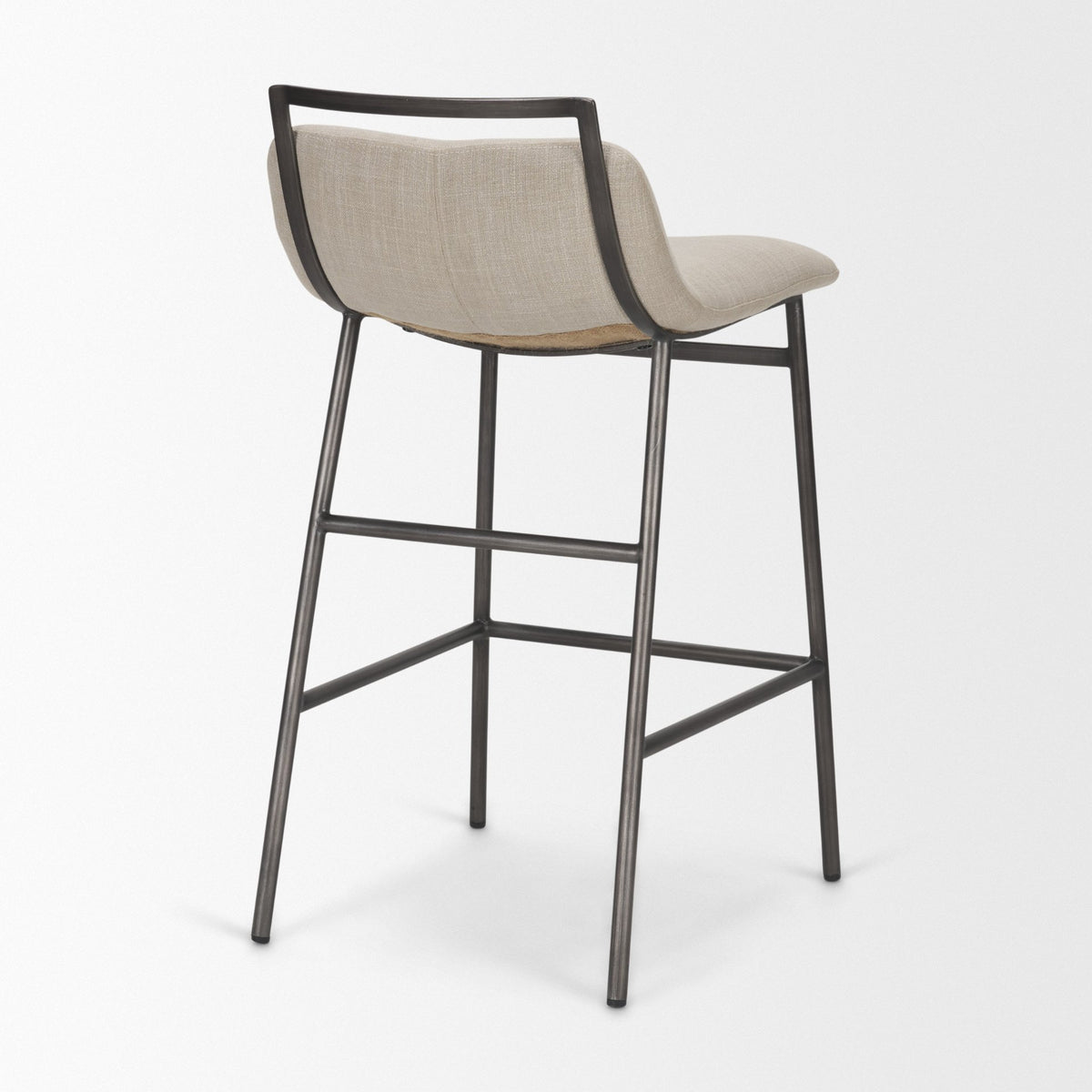 Kavalan Backless 33.5in Seat Counter Stool | Sand Fabric w/ Stool from Mercana - Luna Furniture