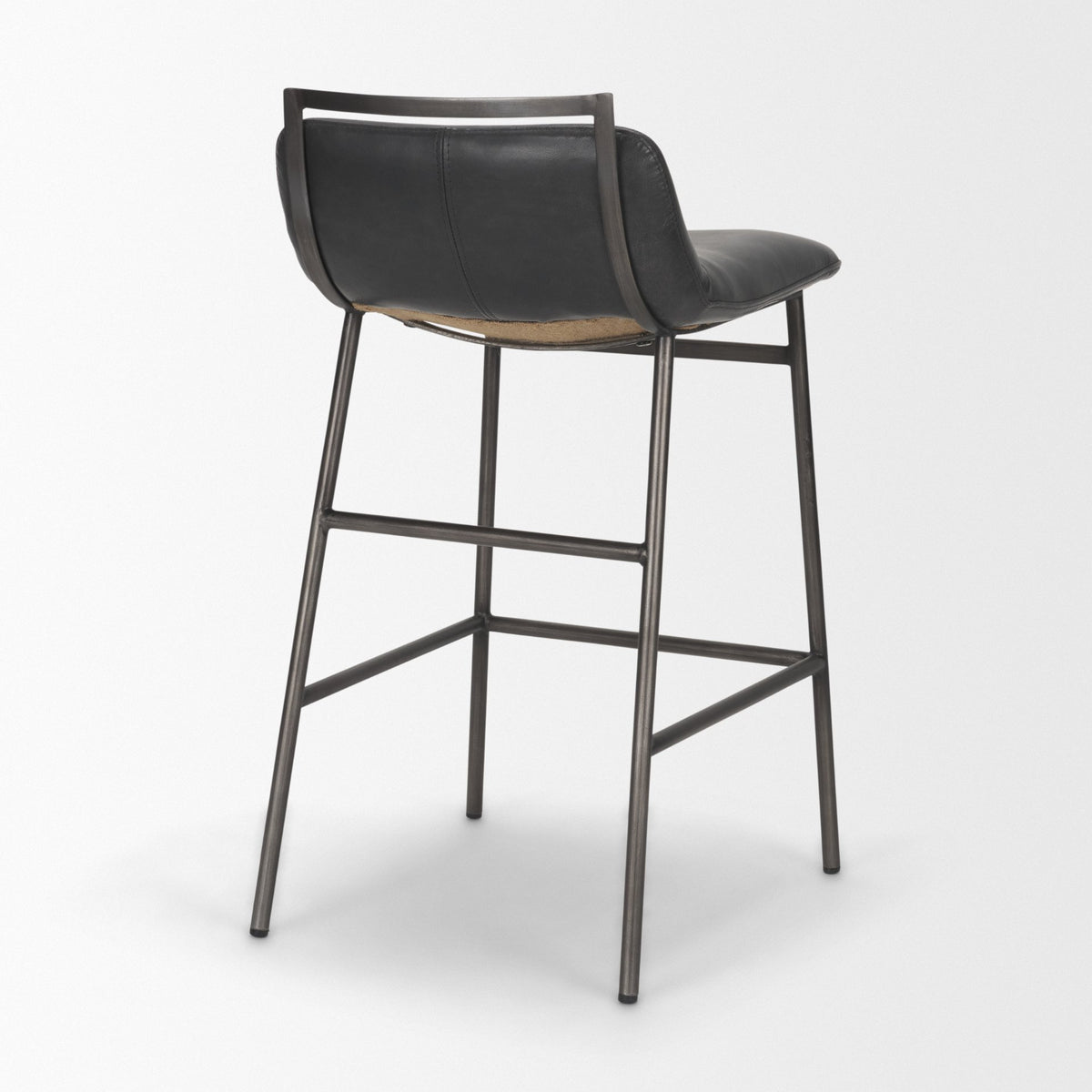 Kavalan Backless 33.5in Seat Counter Stool | Chocolate Leather from Mercana - Luna Furniture