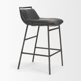 Kavalan Backless 33.5in Seat Counter Stool | Chocolate Leather from Mercana - Luna Furniture