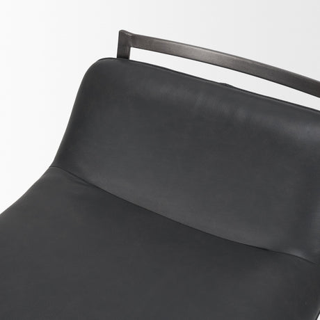 Kavalan Backless 33.5in Seat Counter Stool | Chocolate Leather from Mercana - Luna Furniture