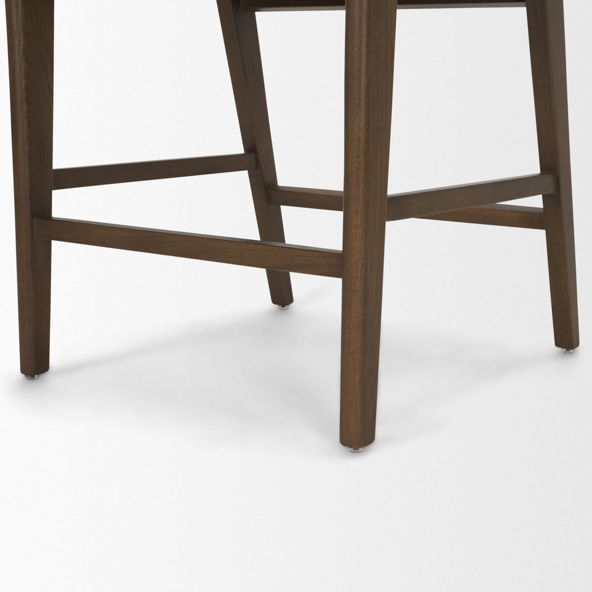 Reid Backless 38in Seat Counter Stool | Brown Wood w/ Cane Back from Mercana - Luna Furniture