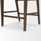 Reid Backless 38in Seat Counter Stool | Brown Wood w/ Cane Back from Mercana - Luna Furniture