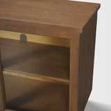Winsford 82" Two-Tone Oak Sideboard w/ Glass Doors from Mercana - Luna Furniture