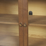 Winsford 82" Two-Tone Oak Sideboard w/ Glass Doors from Mercana - Luna Furniture