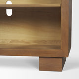 Winsford 82" Two-Tone Oak Sideboard w/ Glass Doors from Mercana - Luna Furniture