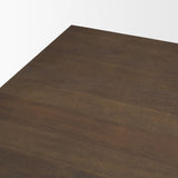 Angeline 96"L x 48"W Extendable Dining Table | Dark Brown Wood | Seats 8-10 from Mercana - Luna Furniture