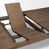 Angeline 96"L x 48"W Extendable Dining Table | Dark Brown Wood | Seats 8-10 from Mercana - Luna Furniture