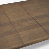 Angeline 96"L x 48"W Extendable Dining Table | Dark Brown Wood | Seats 8-10 from Mercana - Luna Furniture