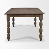 Angeline 96"L x 48"W Extendable Dining Table | Dark Brown Wood | Seats 8-10 from Mercana - Luna Furniture