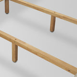 Solene King Upholstered Bedframe w/ Footbed | Curved Headboard | Oatmeal Fabric from Mercana - Luna Furniture