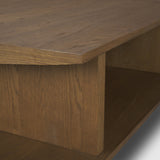 Boden 42" Square Wood Coffee Table w/ Open Shelf from Mercana - Luna Furniture