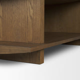 Boden 42" Square Wood Coffee Table w/ Open Shelf from Mercana - Luna Furniture