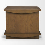 Boden Wood Side Table w/ Open Shelves from Mercana - Luna Furniture