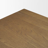 Boden Wood Side Table w/ Open Shelves from Mercana - Luna Furniture