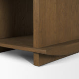 Boden Wood Side Table w/ Open Shelves from Mercana - Luna Furniture