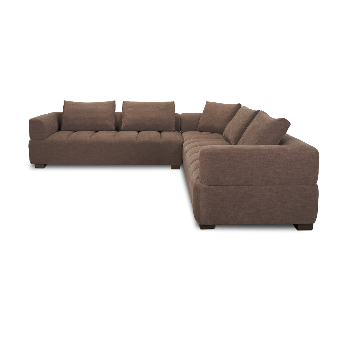 Warner Channel 3 Piece Sofa Set w/S Corner Piece w/Back Cushions from Mercana - Luna Furniture