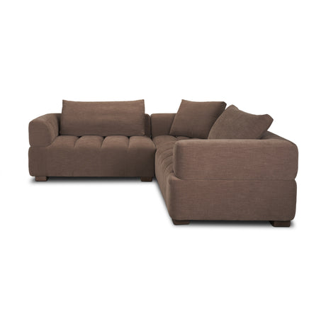 Warner Channel 3 Piece Sofa Set w/S Corner Piece w/Back Cushions from Mercana - Luna Furniture