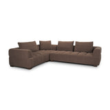 Warner Channel 3 Piece Sofa Set w/S Corner Piece w/Back Cushions from Mercana - Luna Furniture