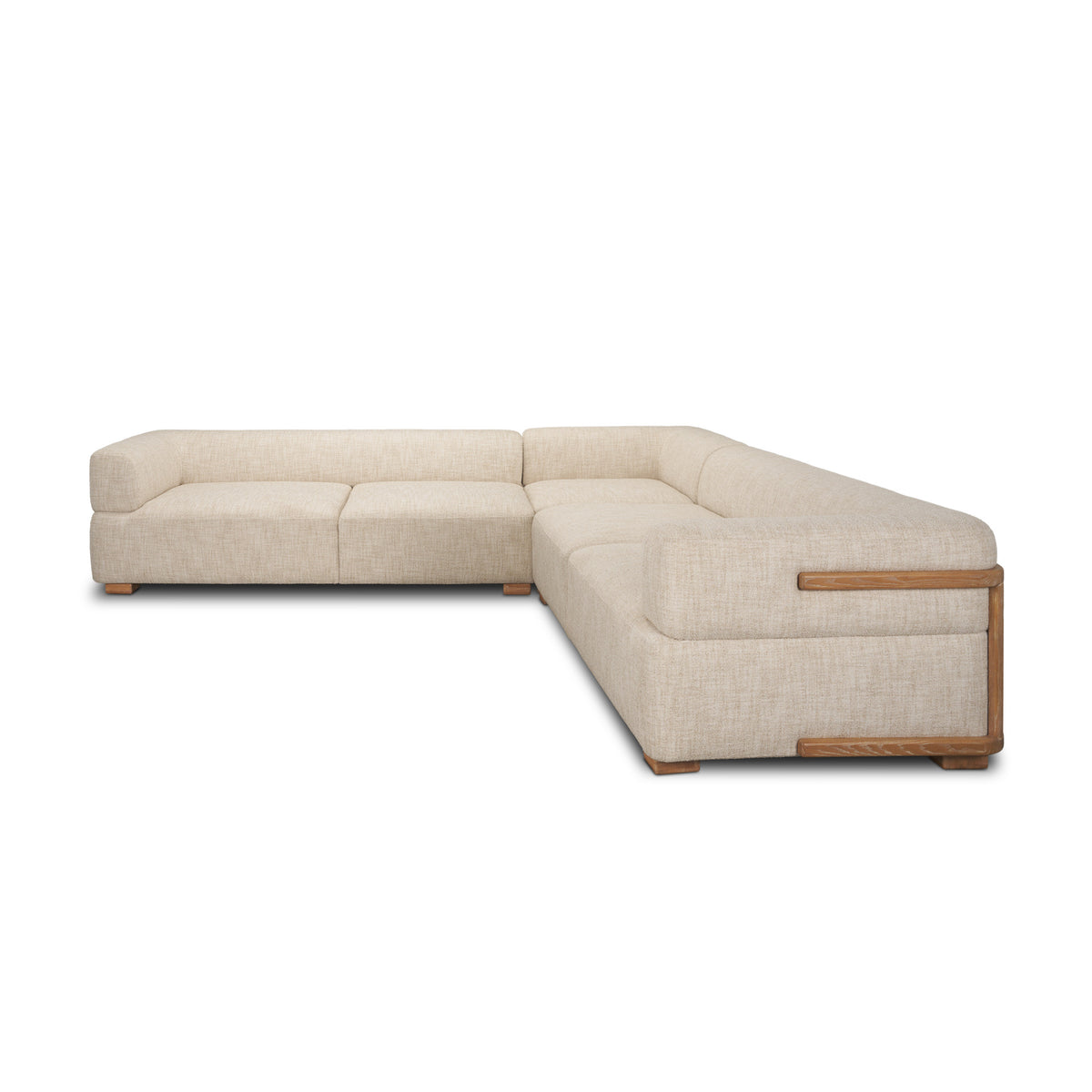 Warner Frame 3 Piece Sofa Set w/S Corner Piece from Mercana - Luna Furniture