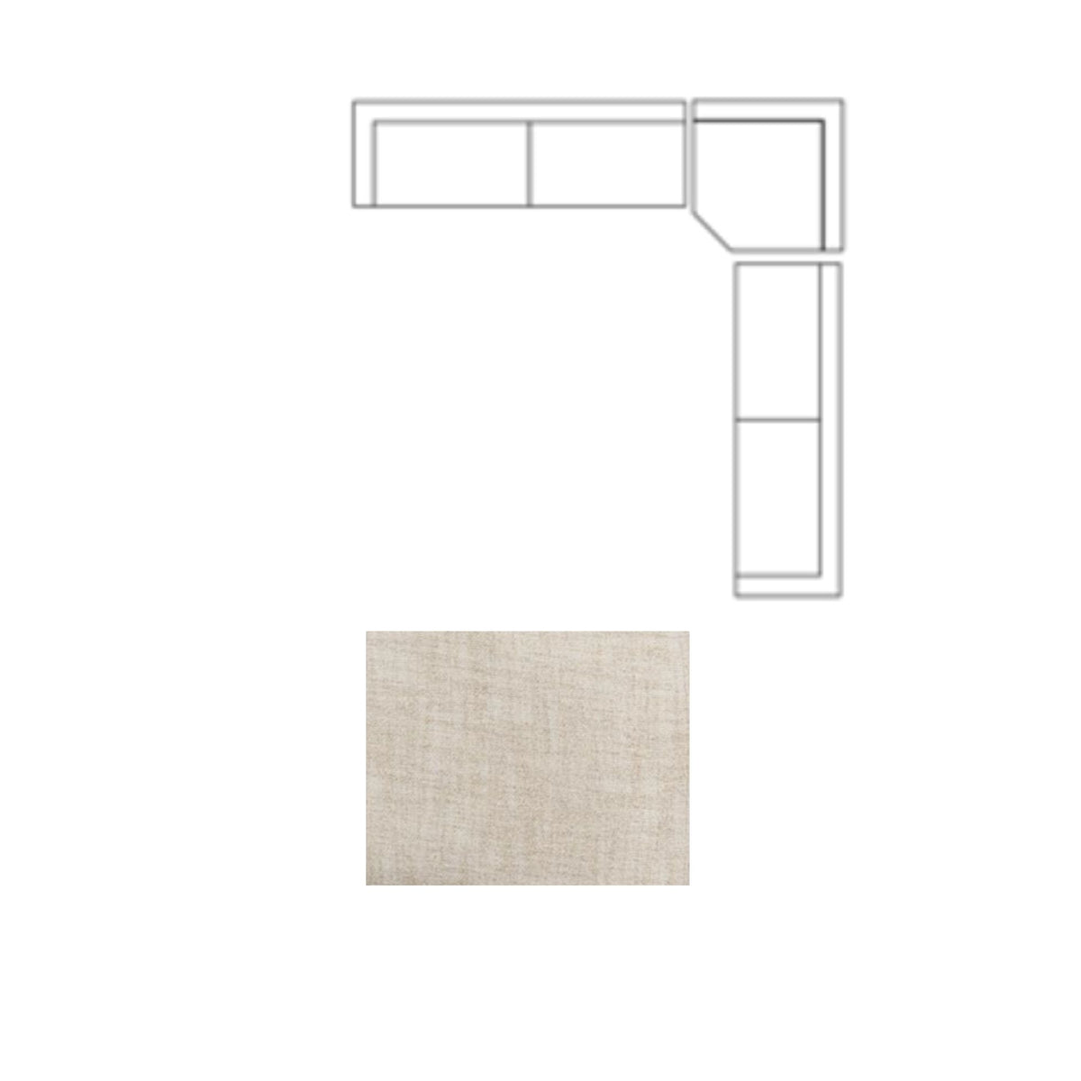 Warner Frame 3 Piece Sofa Set w/Corner Piece from Mercana - Luna Furniture