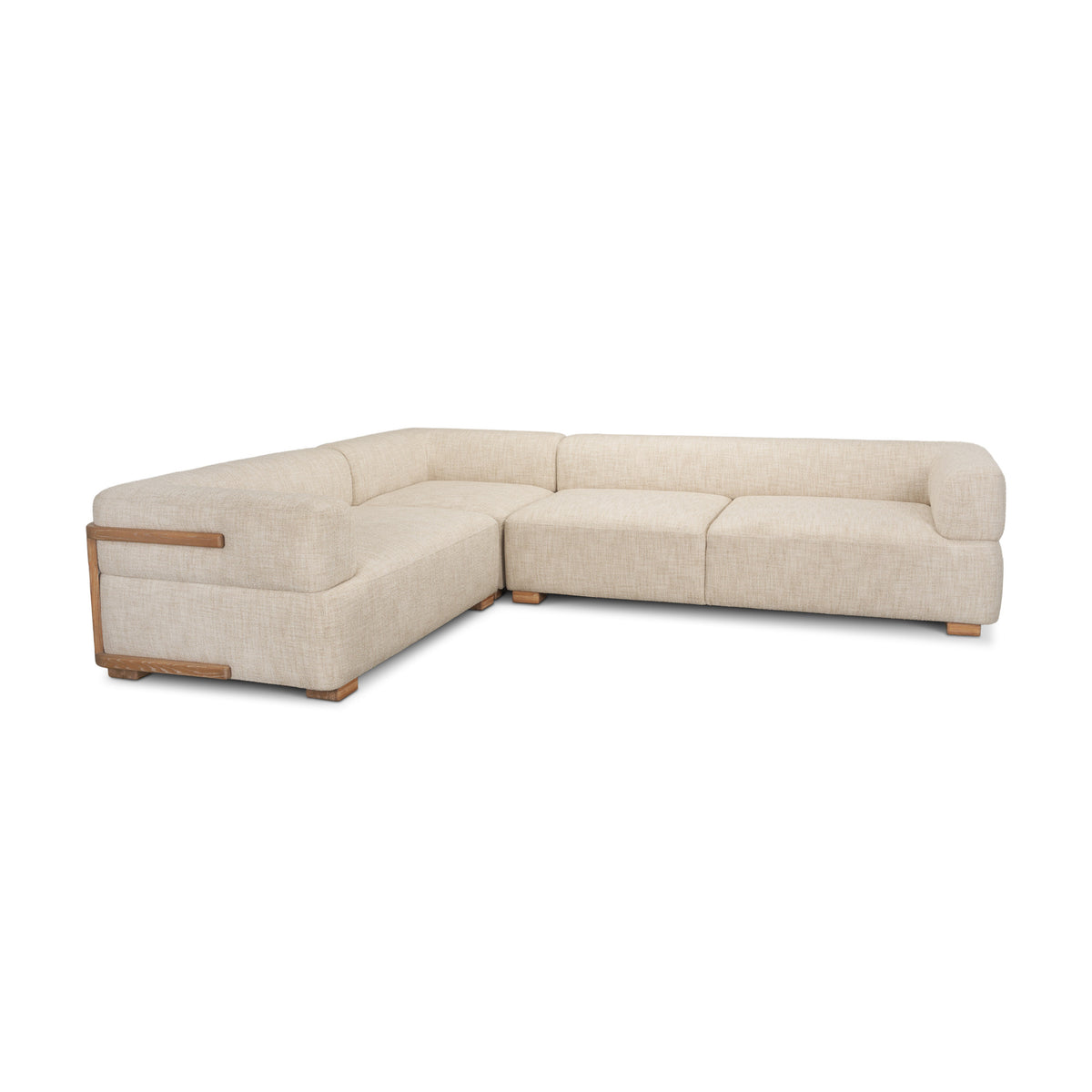Warner Frame 3 Piece Sofa Set w/S Corner Piece from Mercana - Luna Furniture