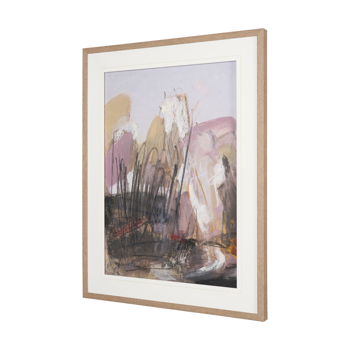 Abstract Autumn 2 by Mercana Studio Hand-Embellished Textured Framed Artwork Matted under Glass from Mercana - Luna Furniture