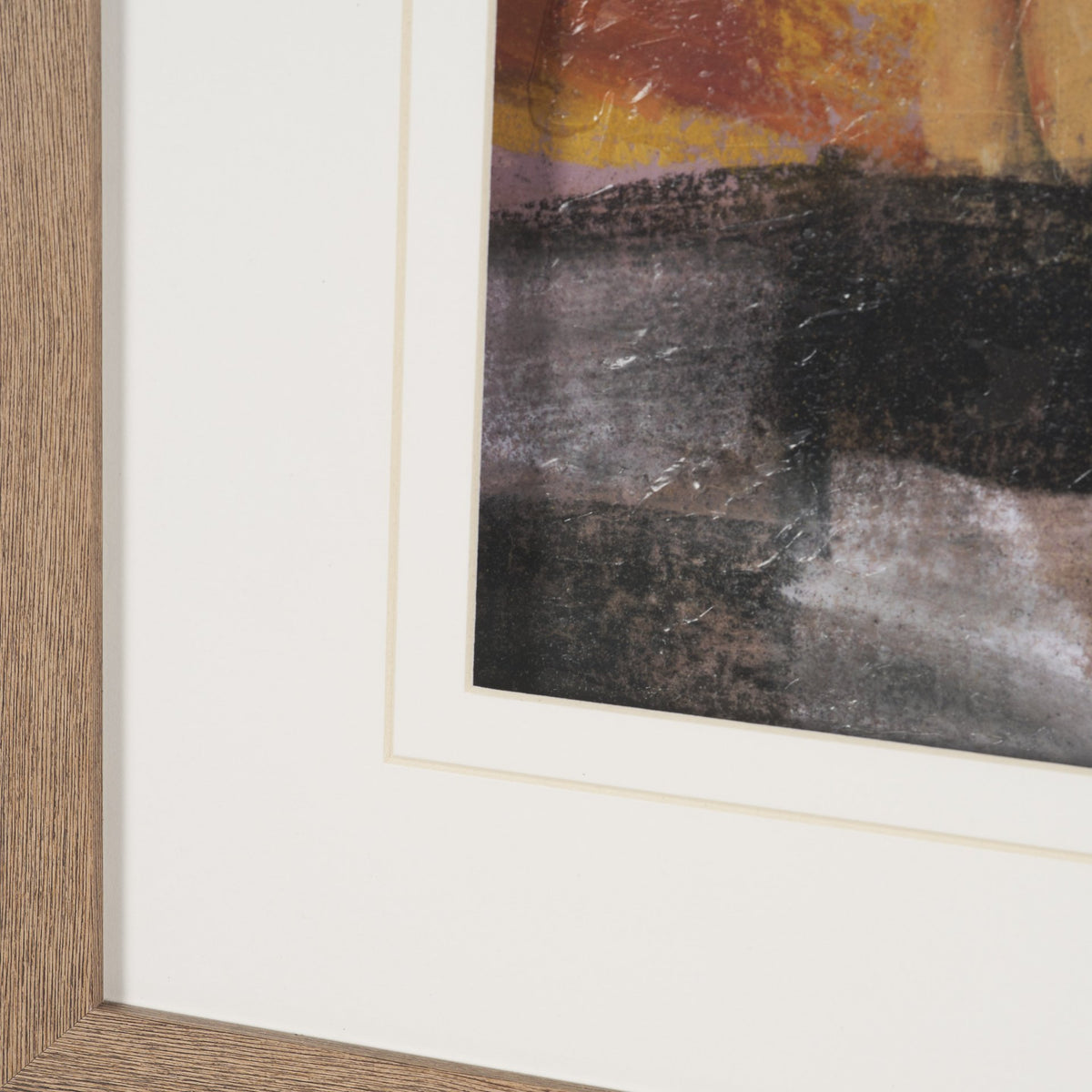 Abstract Autumn 3 by Mercana Studio Hand-Embellished Textured Framed Artwork Matted under Glass from Mercana - Luna Furniture