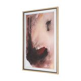 Let It Be by Ira Havuka Hand-Embellished Textured Framed Artwork Matted under Glass from Mercana - Luna Furniture