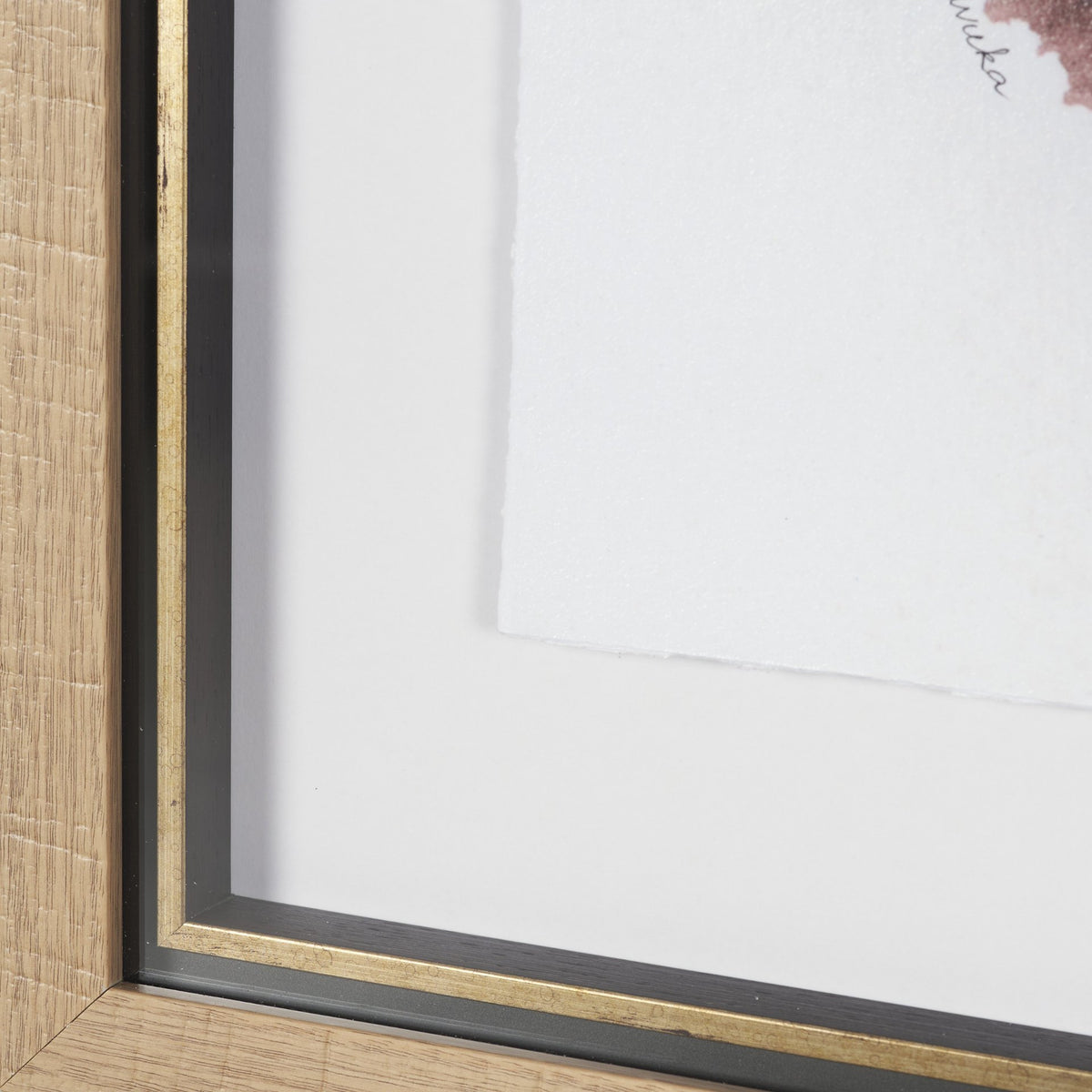 Let It Be by Ira Havuka Hand-Embellished Textured Framed Artwork Matted under Glass from Mercana - Luna Furniture