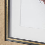 Let It Be by Ira Havuka Hand-Embellished Textured Framed Artwork Matted under Glass from Mercana - Luna Furniture