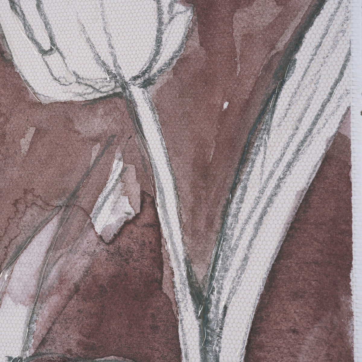 Tulip Bloom I by Mercana Studio Hand-Embellished Framed Artwork Matted under Glass from Mercana - Luna Furniture