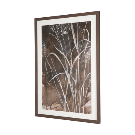Ghost Grasses II by Mercana Studio Hand-Embellished Textured Framed Artwork Matted under Glass from Mercana - Luna Furniture