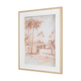 Palm Spring I by Mercana Studio Hand-Embellished Framed Artwork Matted under Glass from Mercana - Luna Furniture