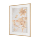 Palm Spring II by Mercana Studio Hand-Embellished Framed Artwork Matted under Glass from Mercana - Luna Furniture