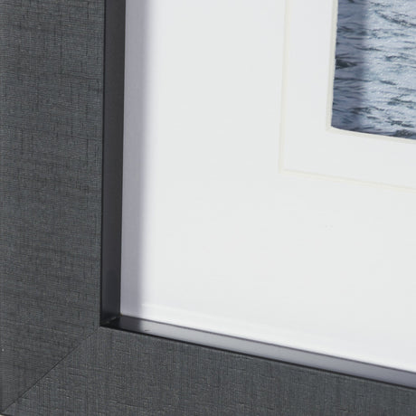 Waterfront in Bergen, Norway by Richard Silver Textured Framed Photo Print Matted under Glass from Mercana - Luna Furniture