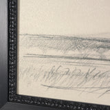Landscape in Graphite No.1 by Mercana Studio Textured Framed Artwork Matted from Mercana - Luna Furniture