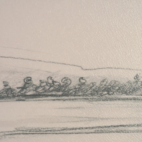Landscape in Graphite No.1 by Mercana Studio Textured Framed Artwork Matted from Mercana - Luna Furniture