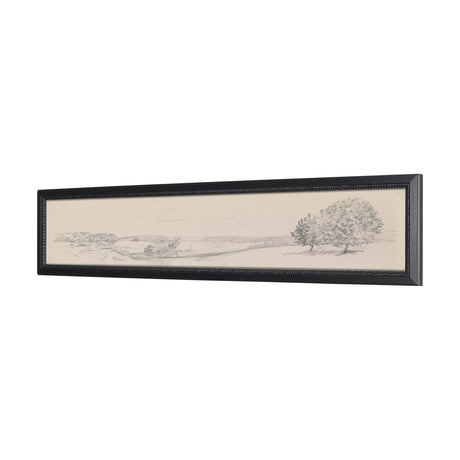 Landscape in Graphite No.2 by Mercana Studio Textured Framed Artwork Matted from Mercana - Luna Furniture