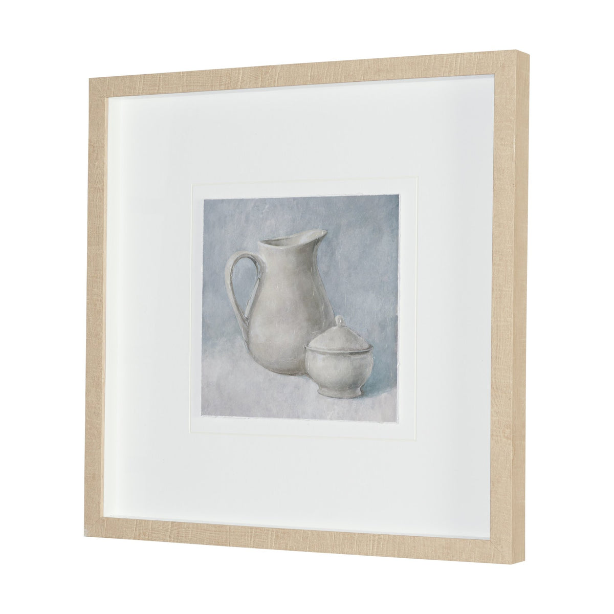 Studies in White and Ash: Study I by Mercana Studio Textured Framed Artwork Matted under Glass from Mercana - Luna Furniture
