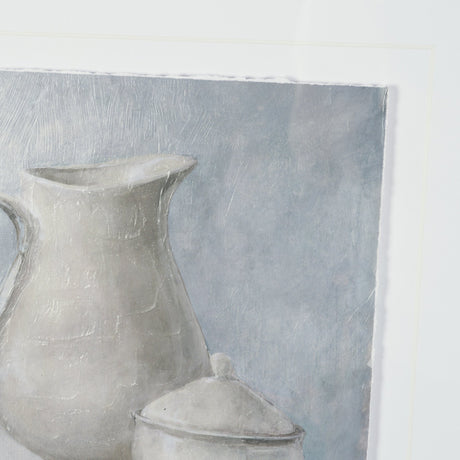Studies in White and Ash: Study I by Mercana Studio Textured Framed Artwork Matted under Glass from Mercana - Luna Furniture