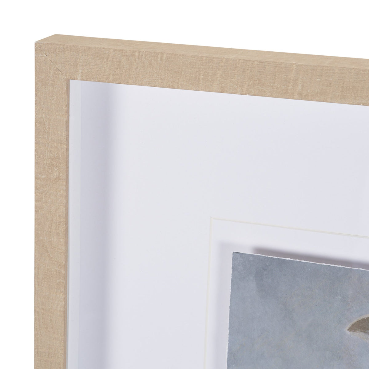 Studies in White and Ash: Study II by Mercana Studio Textured Framed Artwork Matted under Glass from Mercana - Luna Furniture
