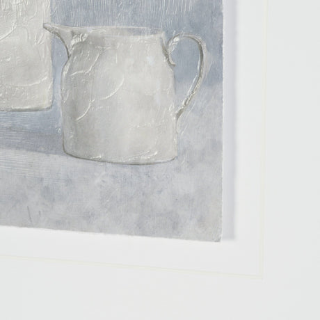 Studies in White and Ash: Study III by Mercana Studio Textured Framed Artwork Matted under Glass from Mercana - Luna Furniture