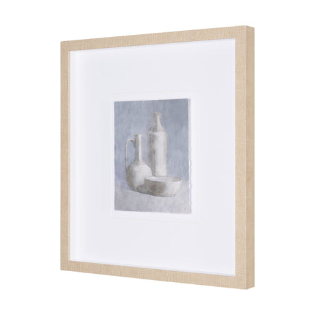 Studies in White and Ash: Study IV by Mercana Studio Textured Framed Artwork Matted under Glass from Mercana - Luna Furniture