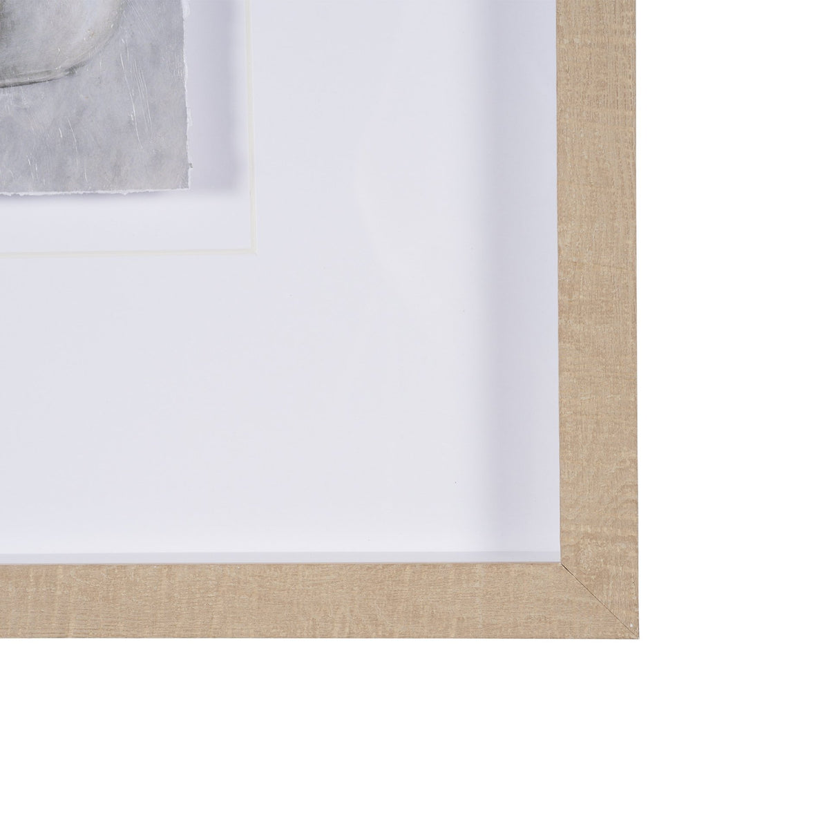 Studies in White and Ash: Study IV by Mercana Studio Textured Framed Artwork Matted under Glass from Mercana - Luna Furniture