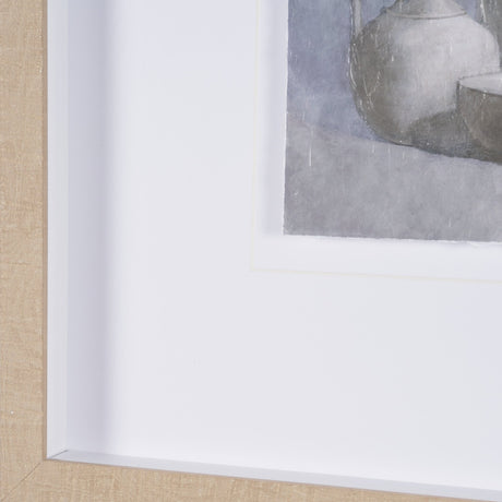 Studies in White and Ash: Study IV by Mercana Studio Textured Framed Artwork Matted under Glass from Mercana - Luna Furniture