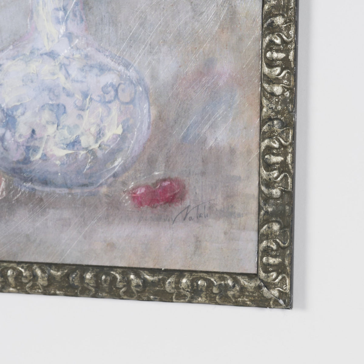 Dynasty Bloom II by Mercana Studio Hand-Embellished Textured Framed Artwork Matted under Glass from Mercana - Luna Furniture