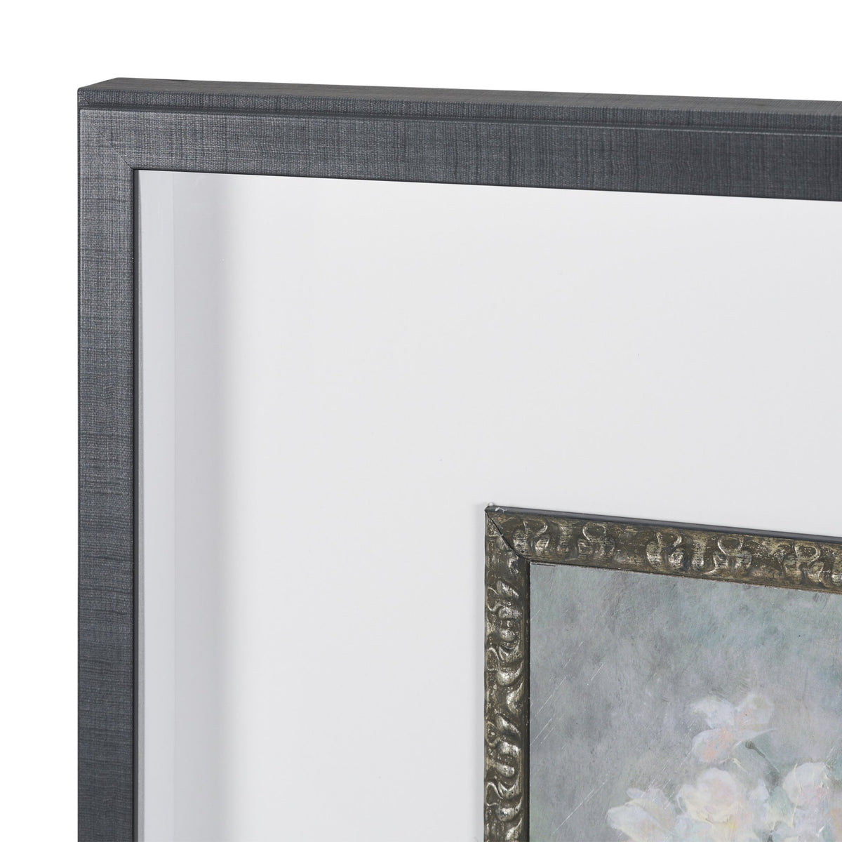Dynasty Bloom III by Mercana Studio Hand-Embellished Textured Framed Artwork Matted under Glass from Mercana - Luna Furniture